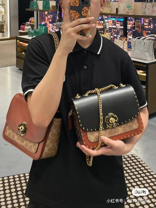 蔻驰山茶花 黑色 商品图2