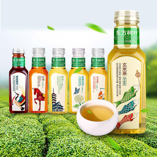 农夫山泉东方树叶茉莉花绿茶乌龙茶系列饮料（口味随机）500ml/瓶 商品图0