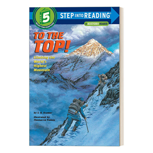 英文原版 Step Into Reading 5 - To the Top 攀登世界高峰 兰登分级读物5 英文版 进口英语原版书籍 商品图0
