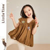 littletime女童吊带背心轻薄款2023夏季新款韩版洋气外穿短款上衣 商品缩略图0