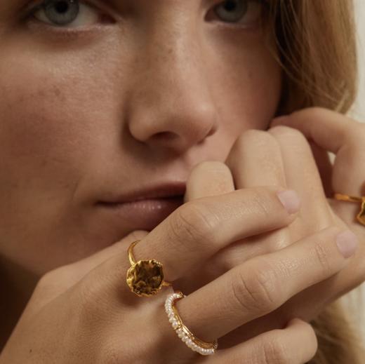 北京仓｜Elise Tsikis-Payos-金色 戒指［法国设计师］ 商品图3
