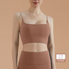 莱卡简约吊带运动内衣女欧美外穿细肩带美背心带胸垫健身瑜伽文胸 商品缩略图7