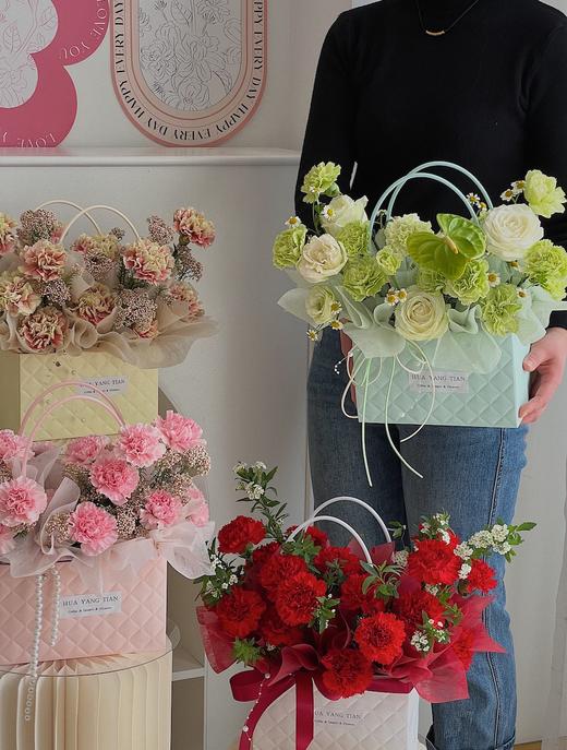 时髦的她 绿色系 · 花篮 商品图2