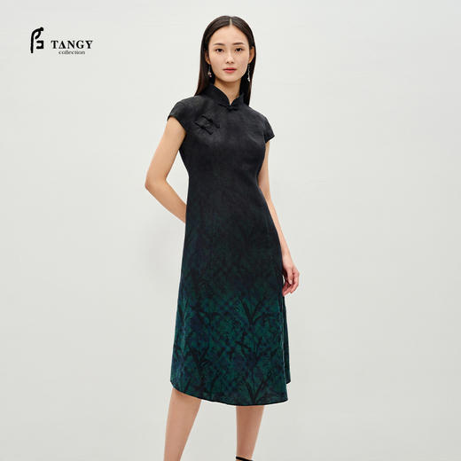 TANGY Collection/天意精品莨绸连衣裙 商品图0