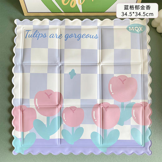 【卡通降温冰垫！冰爽触感】多种款式可选 夏季冰凉垫 防水防污渍卡通椅垫座垫水垫 轻松折叠  冰爽清凉 夏天学生宿舍汽车冰垫 宠物冰垫 郊游必备！ 商品图10