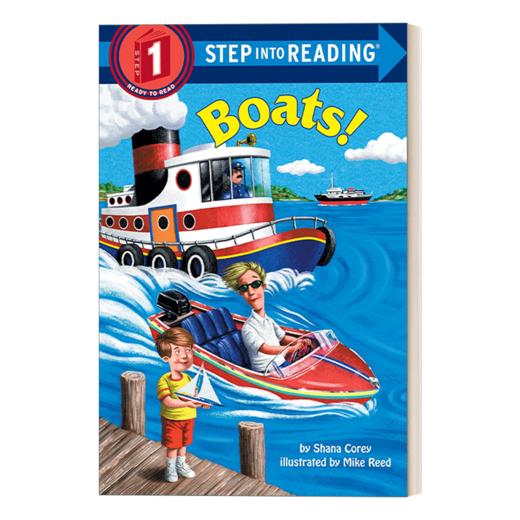 英文原版 Step into Reading 1 - Boats 船 英文版 进口英语原版书籍 商品图1