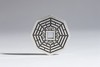 矩德泉坊 纯银手作   八卦纹暗八仙花型（3厘米版）583 商品缩略图0