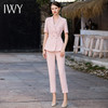 IWY/夏装女气质女神范女粉色职业西装套装高端职场正装经理工作服CP1786 商品缩略图0