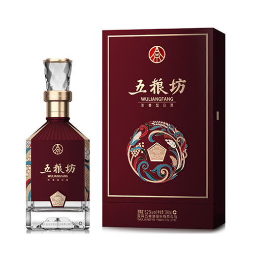 五粮坊酒·紫越52度浓香型白酒500ml*1瓶 商品图0