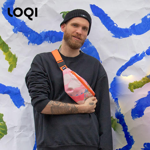 德国LOQI 博物馆系列 希尔马·阿夫克林特 童年 万用环保袋 HK.CH ZP.KL.MO BB.HK.CH  再生环保材料 单肩可折叠 旅行大容量 防泼水 超轻50g可承重40斤 商品图7