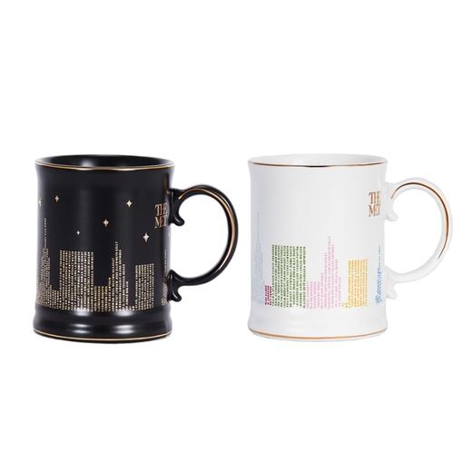 大都会艺术博物馆Logo系列 璀璨建筑黑金彩色陶瓷马克杯 商品图5