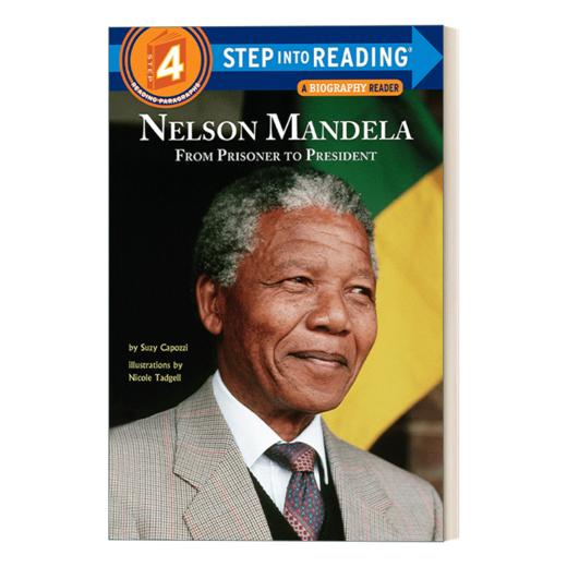 英文原版 Step into Reading 4 - Nelson Mandela: From Prisoner to President 纳尔逊·曼德拉的传奇人生 英文版 进口英语原版书 商品图1