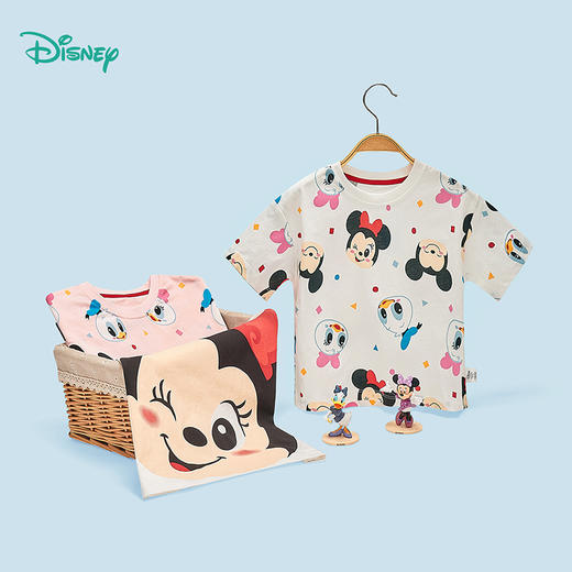 【唐老鸭90周年】迪士尼卡通T恤夏季婴幼儿童装轻薄透气女童T恤 商品图1