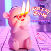 【日用百货】个性创意双火小猪萌宠可爱充气粉色女士火机 商品缩略图0