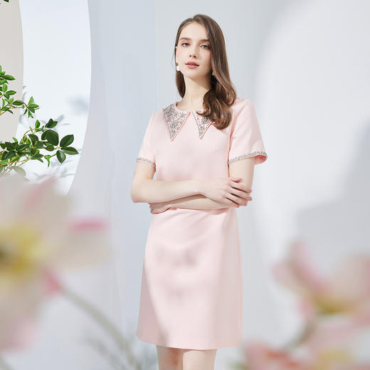 RF8D2斯尔丽瑟俪2023夏季新款温柔甜美优雅短袖连衣裙 商品图2