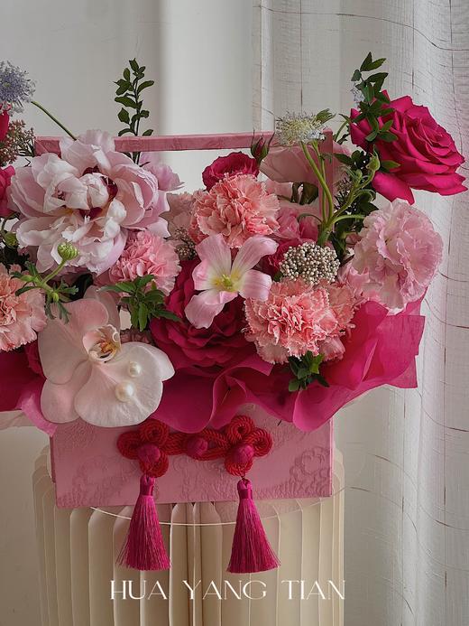 粉面桃花 · 国风花盒 商品图3