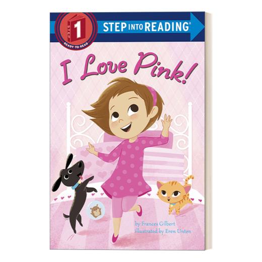 英文原版 Step into Reading 1 - I Love Pink 我喜欢粉红色 英文版 进口英语原版书籍 商品图1