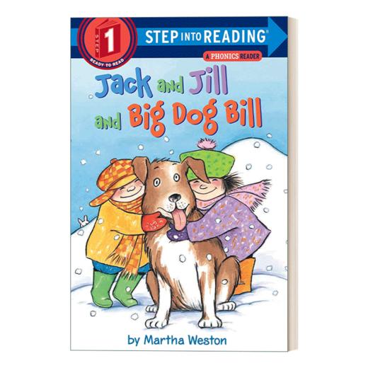 英文原版 Step Into Reading 1 - Jack and Jill and Big Dog Bill 杰克和吉尔和大狗比尔 英文版 进口英语原版书籍 商品图1