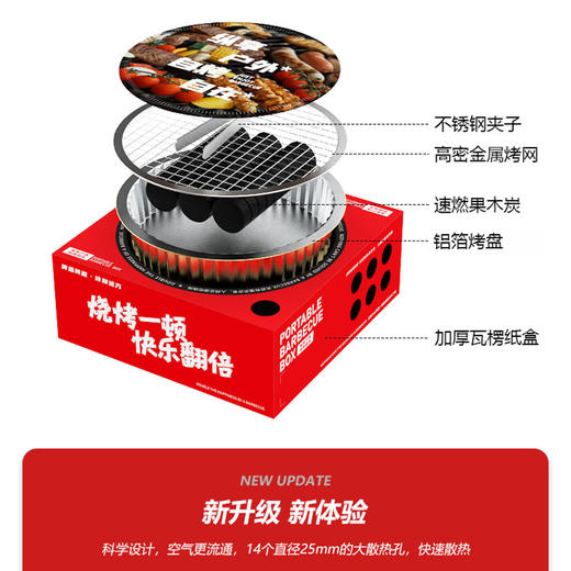 拙味厨房 一次性烧烤炉 商品图6