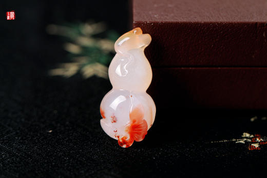 南红冰飘葫芦【福禄双全】吊坠   配精美挂绳 商品图2