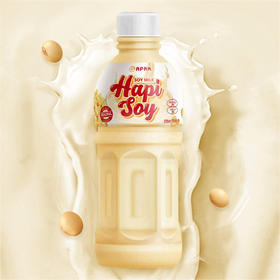 马来西亚Hapisoy哈皮豆豆奶原味320ml/020634 入口柔和顺滑豆香味十足营养成分丰富多样