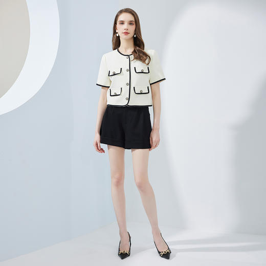 RF1A3斯尔丽瑟俪2023春夏新款气质百搭韩系小香风外套 商品图3