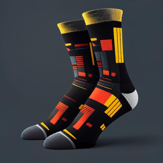 时尚款 · AI 男人袜 · Midjourney 做的男人袜（4双） 商品图4