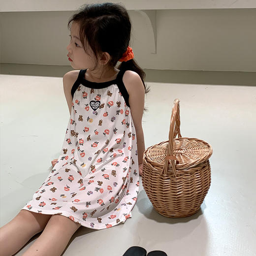 【捡漏价39/2件】夏装新款女童洋气吊带裙 可爱吊带裙 亲肤舒适 精选优质面料 儿童无袖连衣裙子 宝宝韩版沙滩裙-SH 商品图7