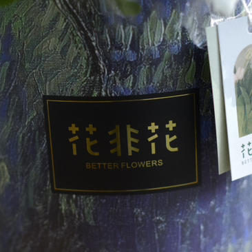 《星夜》鸢尾油画，向日葵，百合抱抱桶 商品图2