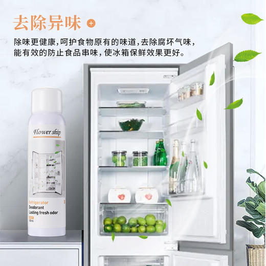 花卉诗 冰箱除味剂清洁剂家用专用除臭去除异味清洗神器 商品图2