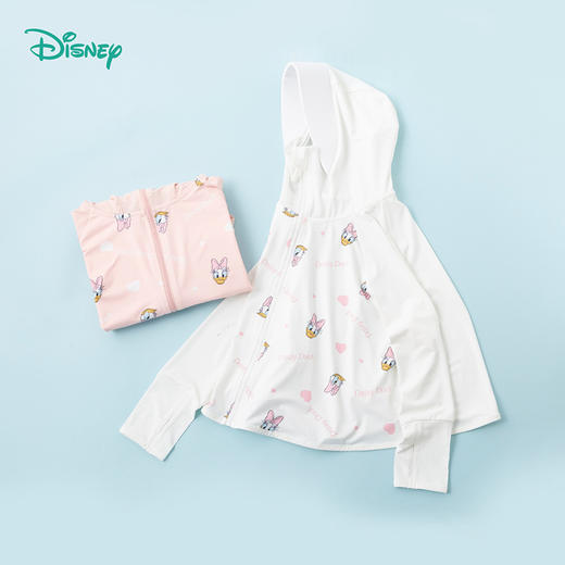 迪士尼童装儿童满印防晒衣宝宝户外轻薄透气皮肤衣女童防紫外线 商品图4