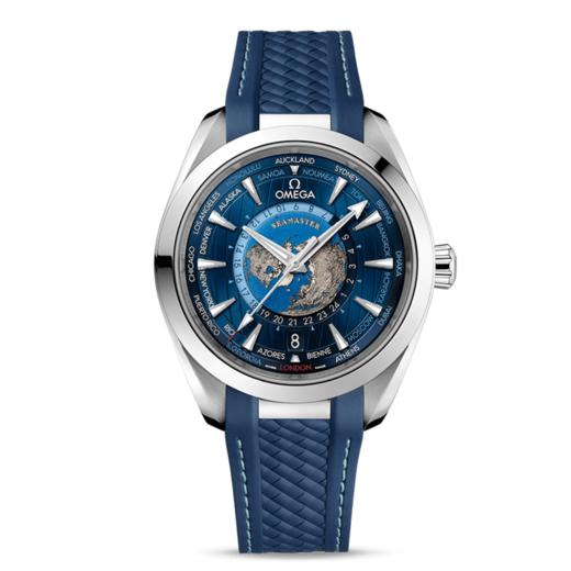 欧米茄 OMEGA 海马系列 AQUA TERRA 150米腕表 43毫米至臻天文台GMT世界时腕表 世界时腕表 220.12.43.22.03.001 商品图0