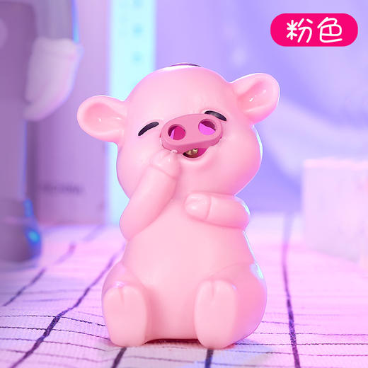 【日用百货】个性创意双火小猪萌宠可爱充气粉色女士火机 商品图3