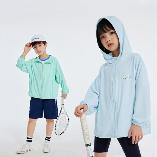 【三妈优选】龙之涵 亲子款提花呼吸孔防晒衣 透气不憋闷 UPF50+ 吸湿排汗 婴幼儿A类标准 商品图4