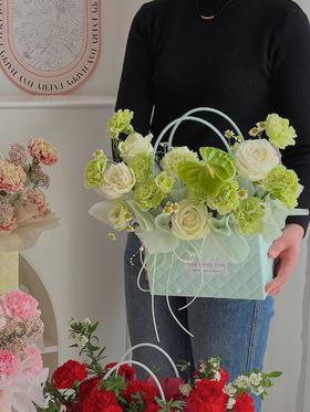 时髦的她 绿色系 · 花篮