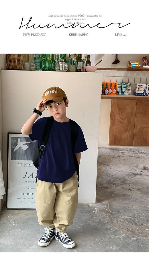 【49.9/2件】男女纯棉夏季半袖上衣 中大童短袖 90-170码可选 高品质儿童棉质短袖上衣 儿童t恤宝宝衣服 商品图14