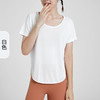 瑜伽服女上衣宽松显瘦短袖运动T恤春夏薄款透气速干跑步健身罩衫 商品缩略图5