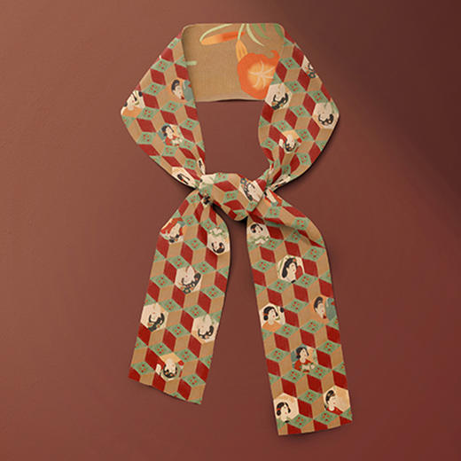 读者书店 |  熠彩敦煌丝巾原创国风编发带壁画送礼丝巾方巾 商品图2