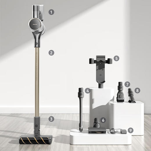 追觅吸尘器V12S 家用无线手持 185AW大吸力 90分钟长续航 绿光显尘 商品图6