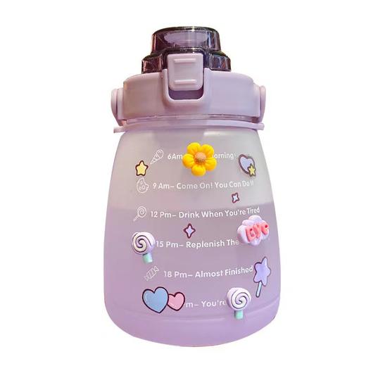 【爆款热卖】女孩们的必备神器！夏日清凉，网红运动水杯女季！独特可爱大肚设计，时尚便携，大容量，吸管杯，学生跨境水壶瓶，让你轻松应对夏日高温！ 商品图4