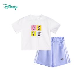 【商场同款】24夏运动休闲女童套装短袖上衣T恤运动短裤儿童套装衣服童装