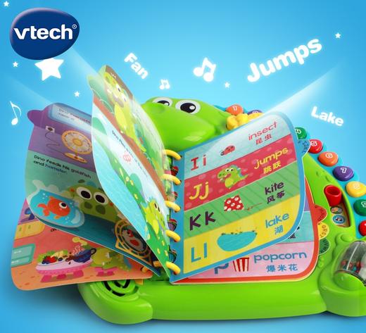 1岁+ | VTech伟易达 恐龙故事书 学习英语字母拼读早教机电子点读书启蒙 商品图1