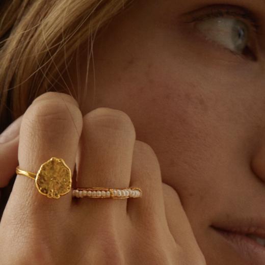 北京仓｜Elise Tsikis-Galasa-珍珠 戒指［法国设计师］ 商品图2