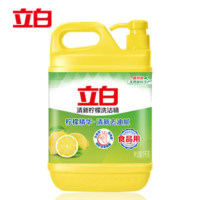 立白柠檬去油洗洁精（清新柠檬1kg） 商品图0