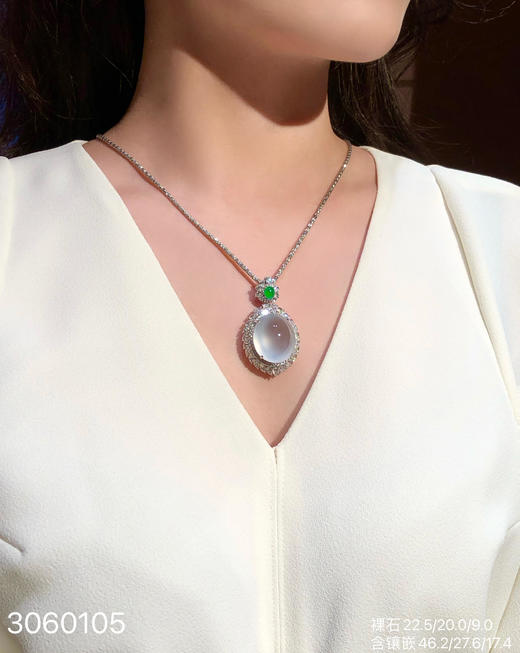 玻璃蛋面吊坠【3060105】具体价格微信咨询 商品图4