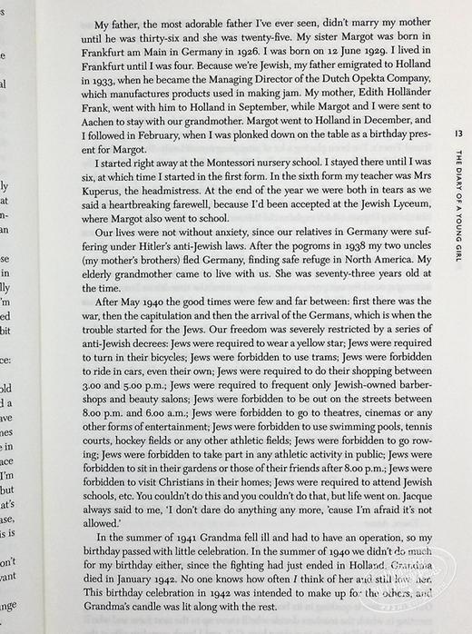 预售 【中商原版】安妮日记全集 Anne Frank The Collected Works 英文原版 安妮 弗兰克 Anne Frank 90周年纪念版 商品图7