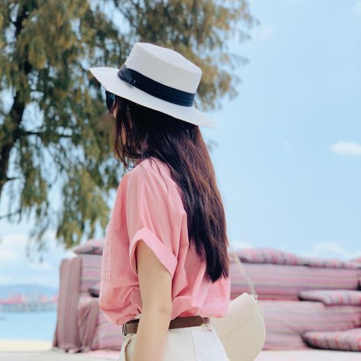 【百图lulu定制】【俏佳人衬衫】宽松插肩袖 不挑身材 翻折袖口 大口袋衬衫 商品图3