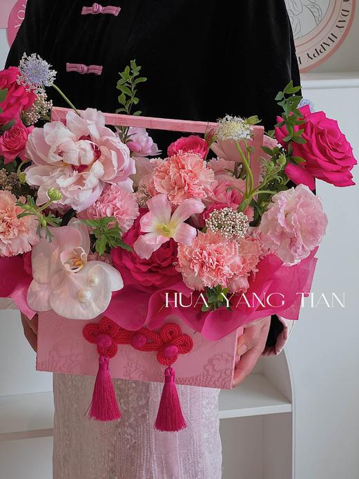 粉面桃花 · 国风花盒 商品图1