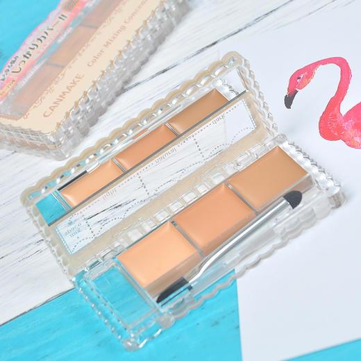 【保税仓】Canmake SPF50三色遮瑕膏01 商品图3