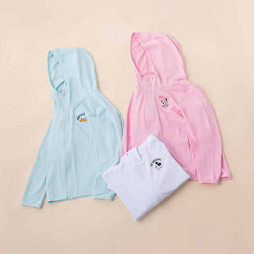 迪士尼儿童防晒衣薄款夏季防晒服外套冰丝透气上衣女孩夏装 商品图3